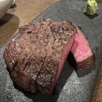 炭火焼肉 日本橋イタダキ - 岩塩とわさびが合うブリアン
