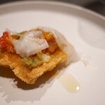 malca - 穴子のフリット　カポナータとラルド