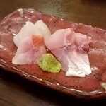 原始焼 日本酒 雨のち晴レルヤ。 - 