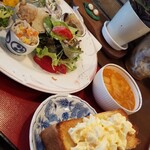 喫茶去 悠 - モーニング 500円&スープ 100円