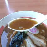 幸楽苑 - スープは「煮干し」の効いた「濃厚豚骨」味(*^^)v