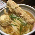 うどん酒場 釜たけ流うどん一寸一杯 - ネギトロ丼　ちく玉かけうどんセット（大盛）