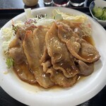 お食事処 たくみ - 豚肉生姜焼き定食 600円
