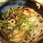 ふじ - 冷やし山菜きしめん