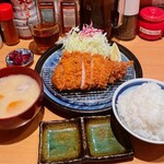 とんかつ檍 - 上ロースかつ定食（200g）1,700円