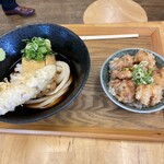 築港麺工房 - 子丼定食980円