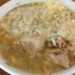 ラーメン二郎 - 小・野菜抜き・ニンニク・アブラ