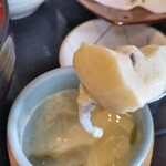 まるごと駿河湾 - 茶碗蒸し。しらすのしっぽ笑