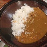 Nihonshu To Teuchi Soba Rikyouan - 鶏挽き肉のスパイシーカレー。