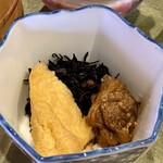 三河雑魚肴房 やま六 - ひじきと揚げの煮物