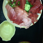 ふじやす食堂 - 藤沢市民祭り特別メニュー☆まぐろ３味丼