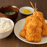 Kushimasa - (ランチ)豚の串カツ定食