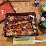 小暮や - 鰻重（肝吸、お新香付き）