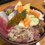 Futago Sushi - 海鮮丼上(大盛)