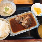 麺和田や×将軍 - さばのぬか炊き定食750円