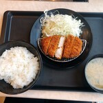 松のや - 上ロースかつ定食 ¥690