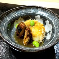 鮨一正 - マナガツオのおかき揚げ