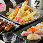 日本酒と天ぷら 大阪大衆割烹へそ - 天ぷら、寿司、焼き鳥