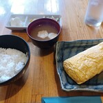 お肉にするか お魚にするか かのう - 玉子焼定食