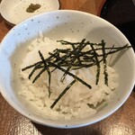 Fushimenya Tsubomi - つけめん 1,000円 (〆のご飯)