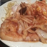 ひやけ - ポークジンジャー温玉のせ♪ポークアップ♪