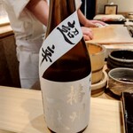 Asabu Juuban Sushi Tomo - 日本酒　播州一献 軽めの口当たりでした！