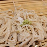 Yamabushi Soba Ogamian - 蕎麦を塩と生山葵で。