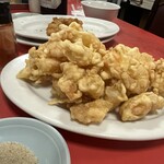 太興飯店 - 大好物の海老天さん！！　これもハンパなしの量！