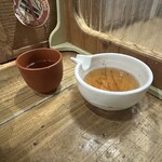 Anaguma Tei - お茶のお代わりを頼んだら　こんな形で出てきましたー。