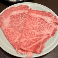 人形町今半 名古屋ミッドランドスクエア店 - 追加のお肉(2700円くらいだったはず)