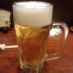 魚料理とおでん　さち - 生ビール　500円