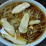 尾張屋 - 松茸そば（１５００円）