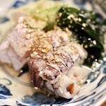 花いち - 蝦蛄とかすごと瓜とわかめ酢の物