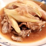 花いち - 牛肉と茗荷の鋤焼