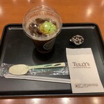 タリーズコーヒー - 抹茶アイスを浮かべたアイスコーヒー【2023.8】