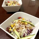 グランカフェF - ランチのサラダ