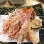蕎房 猪口屋 - 13/09/30 海老の天ぷら