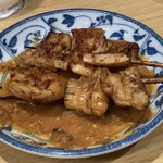 松よし - 上ミノとコリコリ (ホルモン串焼)