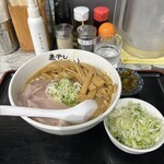 Nibo Shira-Men Aoki - R5.8再3  こってり煮干しそば・メンマ・ねぎ
