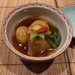 馳走　かく田 - 新じゃがと豚の角煮