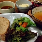 Gaishokuya Kujira Kitanakagusu Kuten - 「スープ」＆「サラダ」
