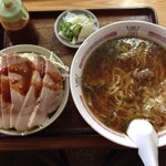 醤々ラーメン - 醬々ラーメンチャー丼セット小