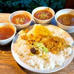 スパイスカフェ - カレー2種×2