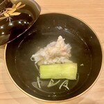 川田 - 2023.7.  毛蟹と久世茄子のお椀