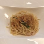 Calore - カラスミと青唐辛子のアーリオオーリオ（ペペロンチーノ）