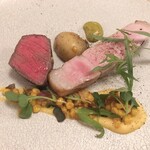 Calore - 岩手県の白金豚と佐賀牛a5のロースト