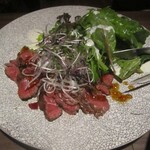 Concent. - 国産イチボ肉のタタキ ポン酢ジュレ