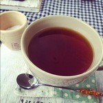 Garden house cafe - セットの紅茶
