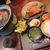 Yakiniku Sakaba Gyuudou - 【¥990-】上ハラミ・ネギタン塩定食