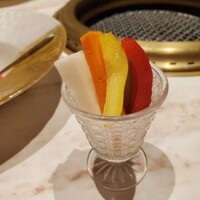 完全個室 牛の達人 private 新宿本店 - 野菜ピクルス